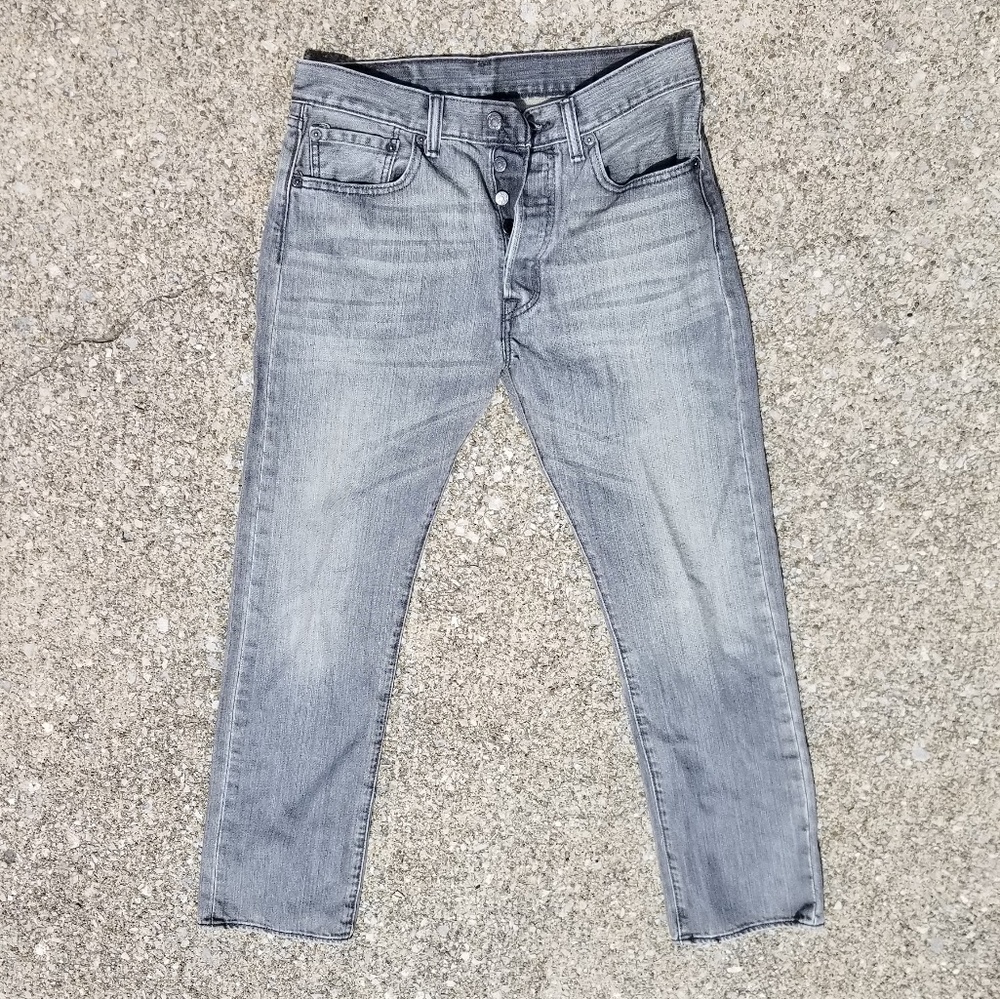 Levi's 501 Button Fly Graywash W31 L30